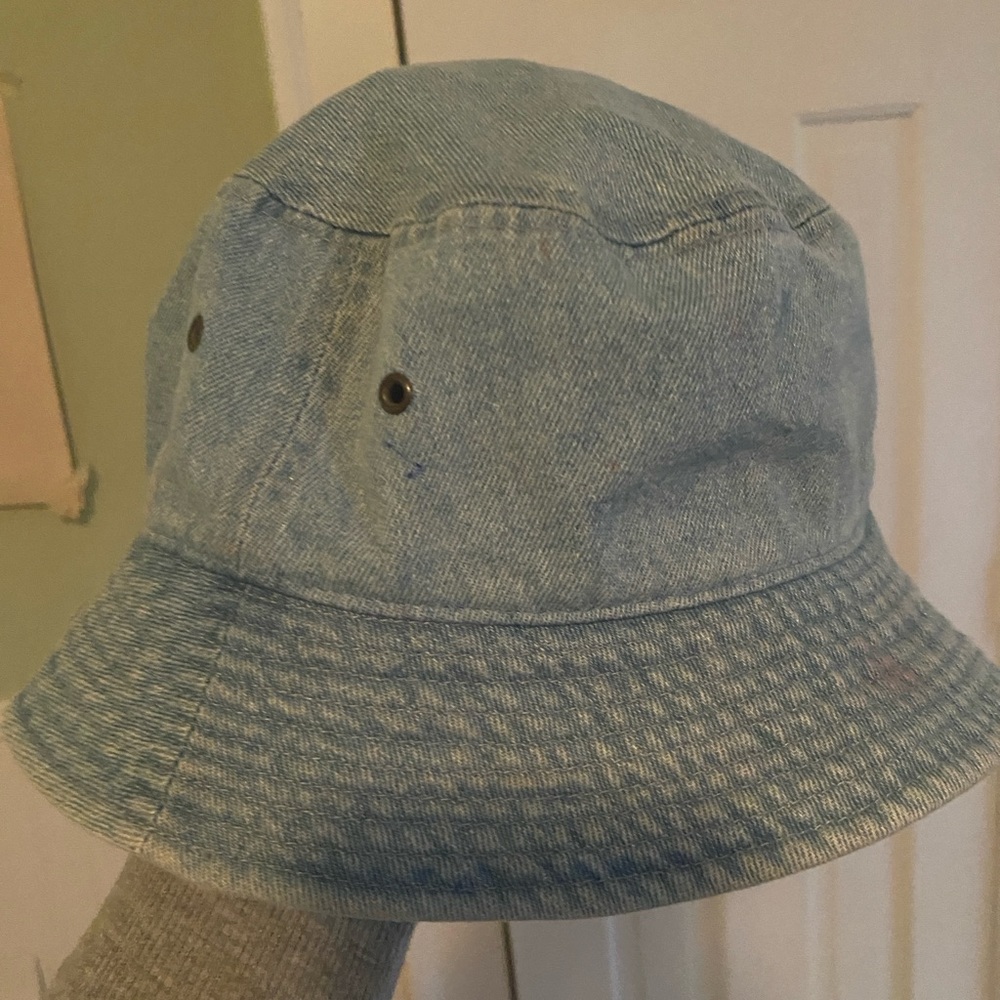 jean bucket hat